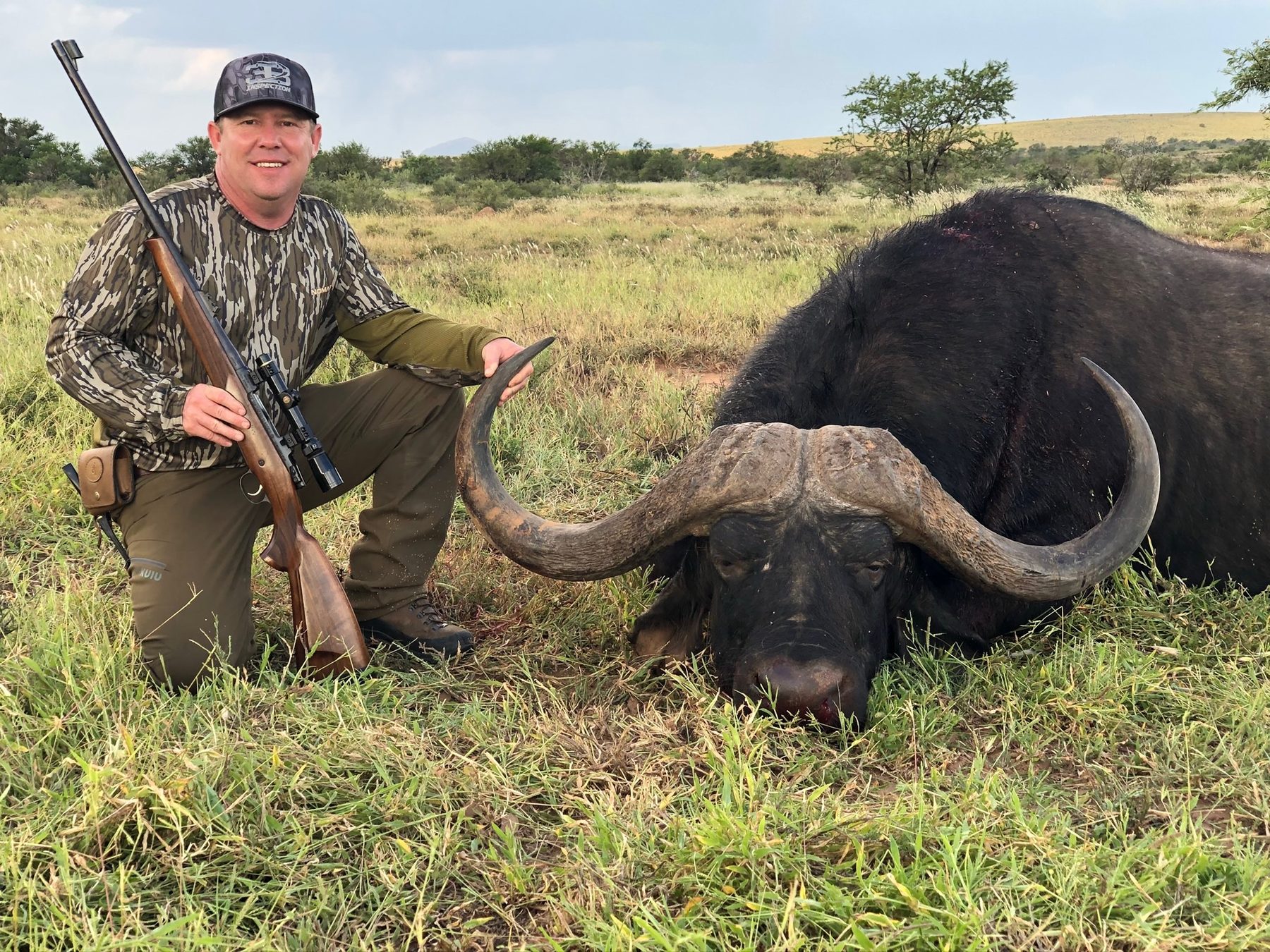 Cape buffalo trophy hunt